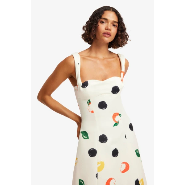 Leo Lin Beatrice Midi Dress  - Leo Lin Dress - Australian Luxury Fashion - Shop at Luxury Shoes 