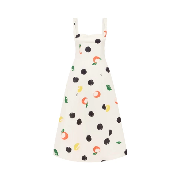 Leo Lin Beatrice Midi Dress  - Leo Lin Dress - Australian Luxury Fashion - Shop at Luxury Shoes 