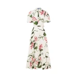 Leo Lin Becca Short Sleeve Midi Dress  - Leo Lin Dress - Australian Luxury Fashion - Shop at Luxury Shoes 