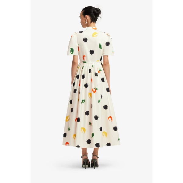 Leo Lin Bianca Short Sleeve Midi Dress  - Leo Lin Dress - Australian Luxury Fashion - Shop at Luxury Shoes 