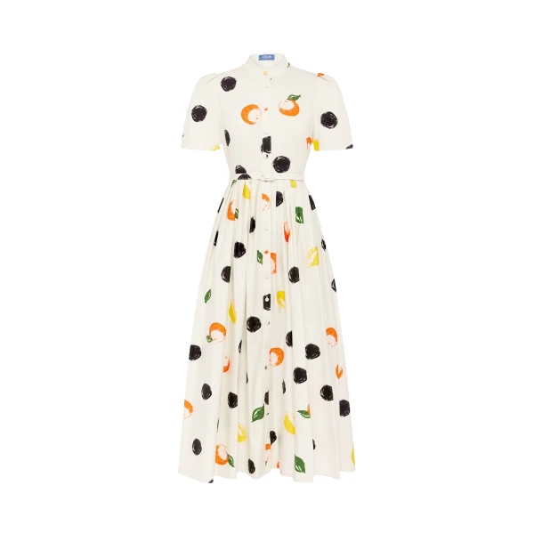 Leo Lin Bianca Short Sleeve Midi Dress  - Leo Lin Dress - Australian Luxury Fashion - Shop at Luxury Shoes 
