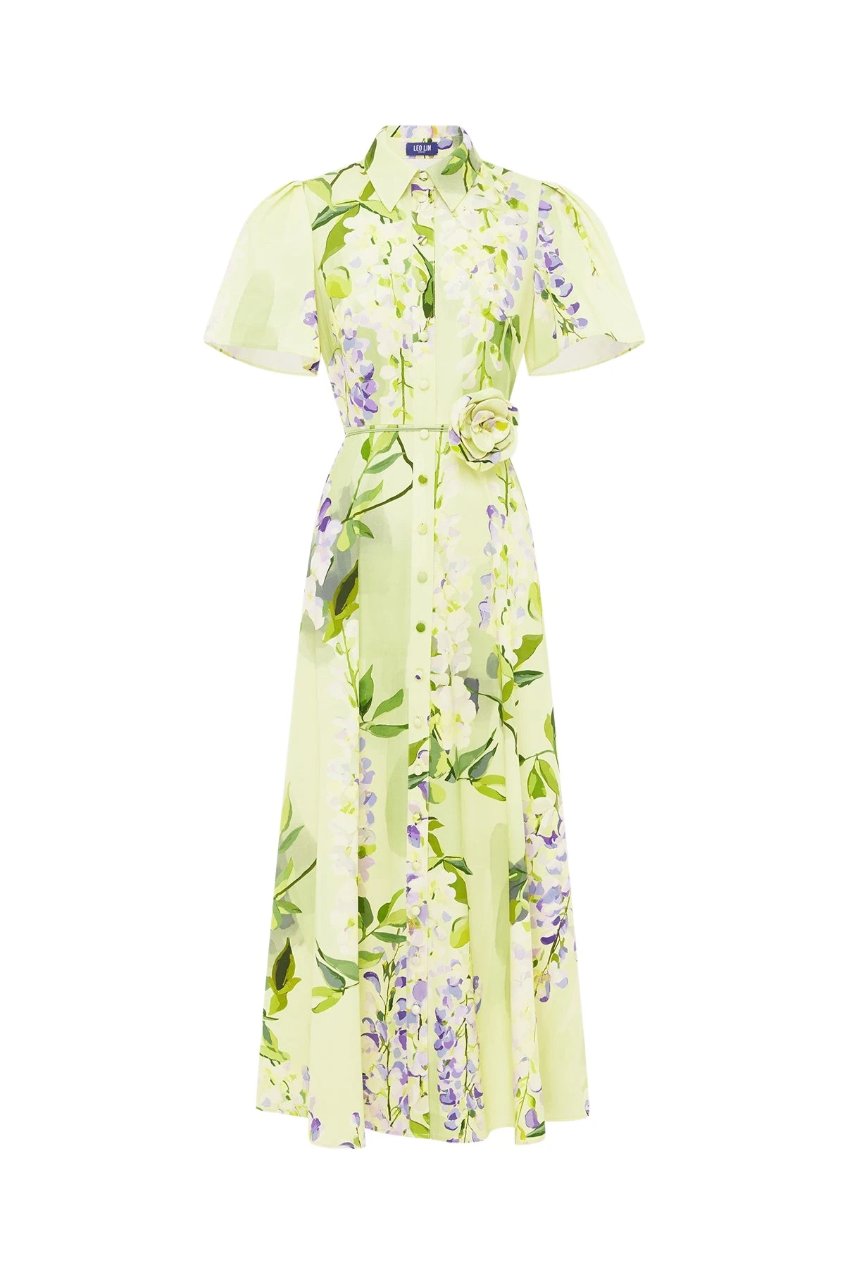 Leo-Lin-Bianca-Short-Sleeve-Midi-Dress-841172_nobg Leo Lin Bianca Short Sleeve Midi Dress - Leo Lin Dress - Australian Luxury Fashion - Shop at Luxury Shoes
