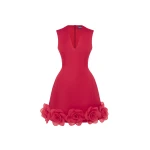 Leo Lin Bree V Neck Mini Dress  - Leo Lin Dress - Australian Luxury Fashion - Shop at Luxury Shoes 