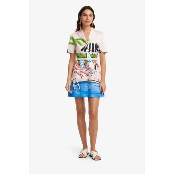 Leo Lin Brigitte Mini Dress  - Leo Lin Dress - Australian Luxury Fashion - Shop at Luxury Shoes 