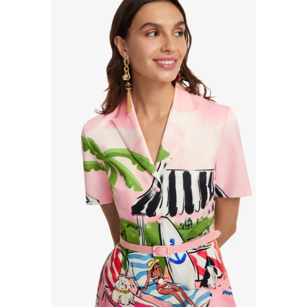 Leo Lin Brigitte Mini Dress  - Leo Lin Dress - Australian Luxury Fashion - Shop at Luxury Shoes 