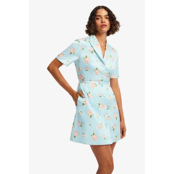Leo Lin Brigitte Mini Dress  - Leo Lin Dress - Australian Luxury Fashion - Shop at Luxury Shoes 