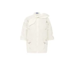 Leo Lin Brooklyn Appliqué Bow Puff Sleeve Top  - Leo Lin Dress - Australian Luxury Fashion - Shop at Luxury Shoes 