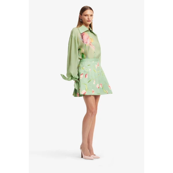 Leo Lin Christina Bow Blouse  - Leo Lin Dress - Australian Luxury Fashion - Shop at Luxury Shoes 