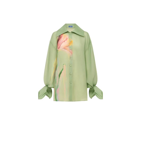 Leo Lin Christina Bow Blouse  - Leo Lin Dress - Australian Luxury Fashion - Shop at Luxury Shoes 