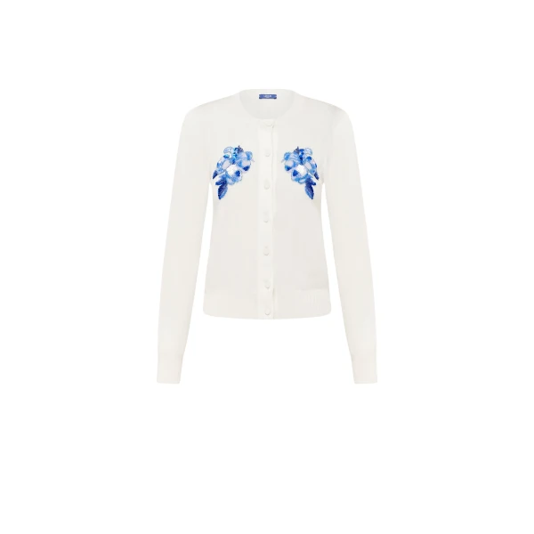 Leo Lin Claire Embellished Knit Cardigan  - Leo Lin Dress - Australian Luxury Fashion - Shop at Luxury Shoes 