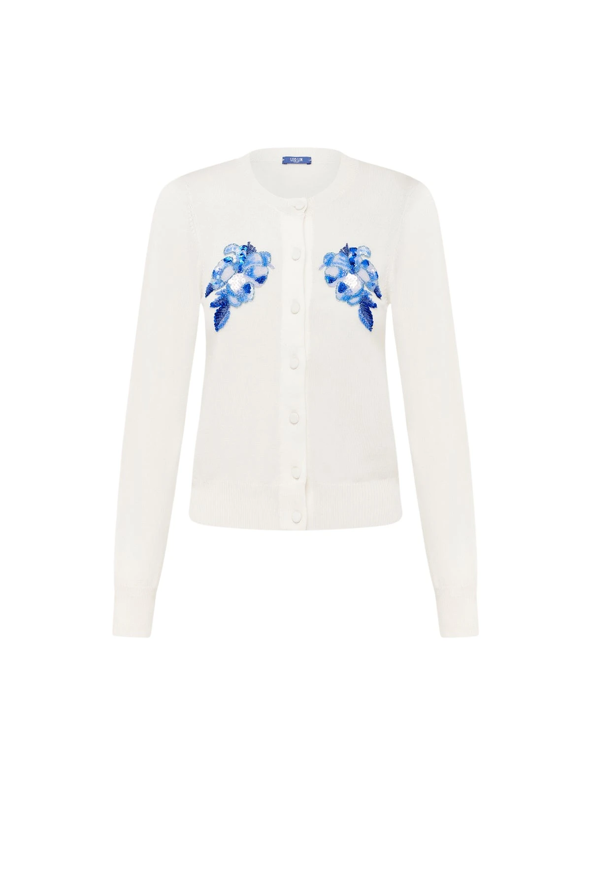 Leo-Lin-Claire-Embellished-Knit-Cardigan-645923_nobg Leo Lin Claire Embellished Knit Cardigan - Leo Lin Dress - Australian Luxury Fashion - Shop at Luxury Shoes