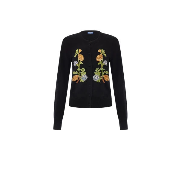 Leo Lin Claire Embellished Knit Cardigan  - Leo Lin Dress - Australian Luxury Fashion - Shop at Luxury Shoes 