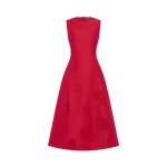 Leo Lin Cleo Appliqué Sleeveless Midi Dress  - Leo Lin Dress - Australian Luxury Fashion - Shop at Luxury Shoes 