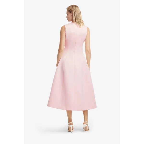 Leo Lin Cleo Appliqué Sleeveless Midi Dress  - Leo Lin Dress - Australian Luxury Fashion - Shop at Luxury Shoes 