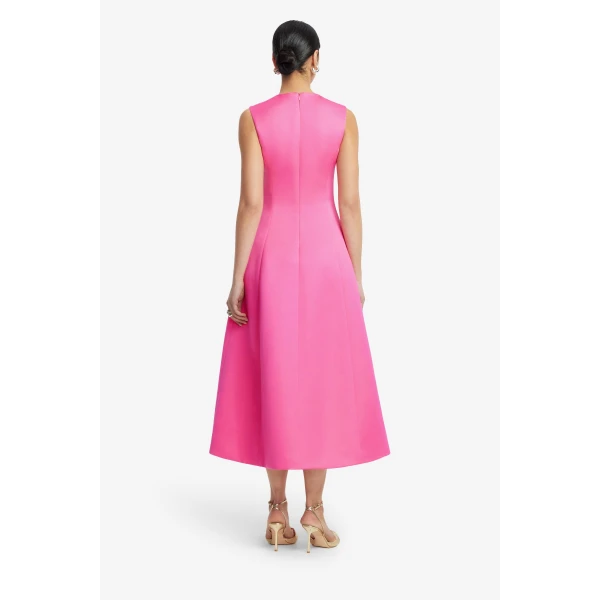Leo Lin Cleo Appliqué Sleeveless Midi Dress  - Leo Lin Dress - Australian Luxury Fashion - Shop at Luxury Shoes 