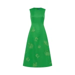 Leo Lin Cleo Appliqué Sleeveless Midi Dress  - Leo Lin Dress - Australian Luxury Fashion - Shop at Luxury Shoes 