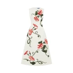 Leo Lin Cleo Appliqué Sleeveless Midi Dress  - Leo Lin Dress - Australian Luxury Fashion - Shop at Luxury Shoes 