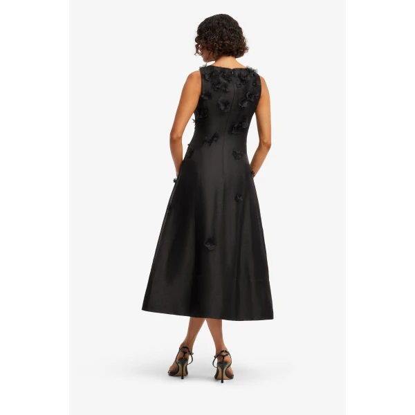 Leo Lin Cleo Petal Sleeveless Midi Dress  - Leo Lin Dress - Australian Luxury Fashion - Shop at Luxury Shoes 