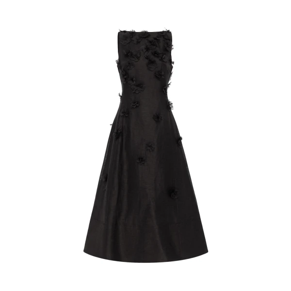 Leo Lin Cleo Petal Sleeveless Midi Dress  - Leo Lin Dress - Australian Luxury Fashion - Shop at Luxury Shoes 