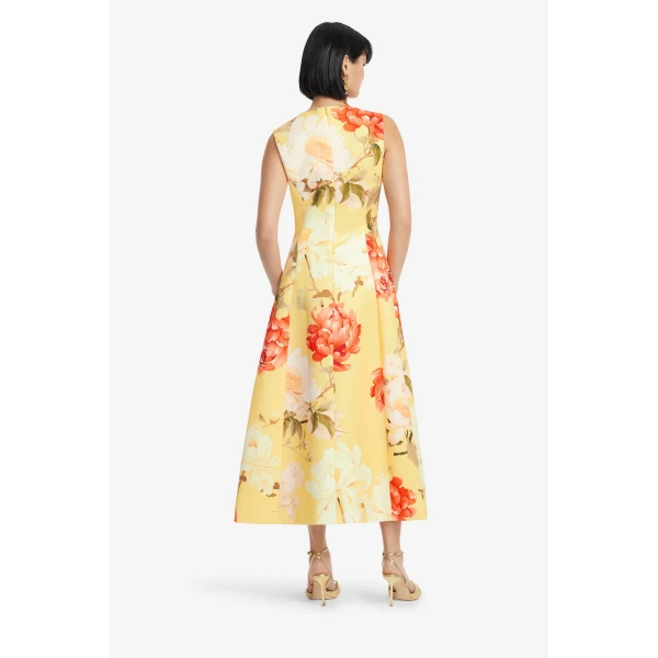 Leo Lin Cleo Sleeveless Midi Dress  - Leo Lin Dress - Australian Luxury Fashion - Shop at Luxury Shoes 