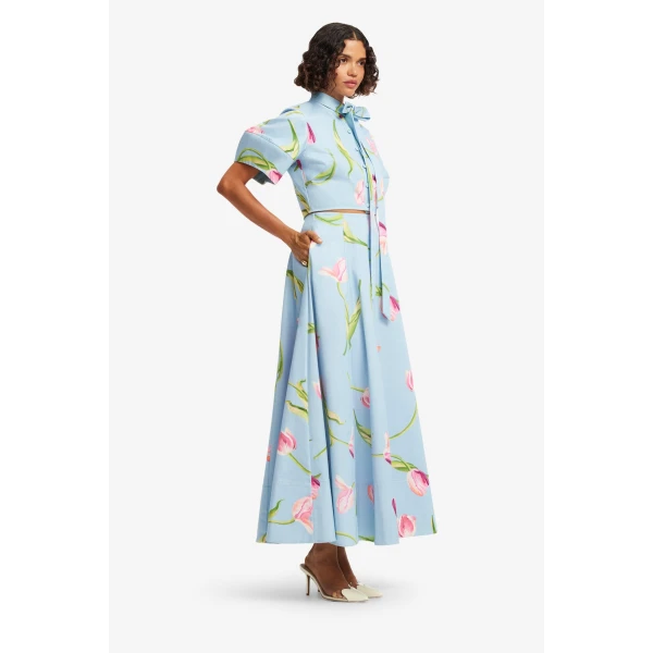Leo Lin Elina Maxi Skirt  - Leo Lin Dress - Australian Luxury Fashion - Shop at Luxury Shoes 