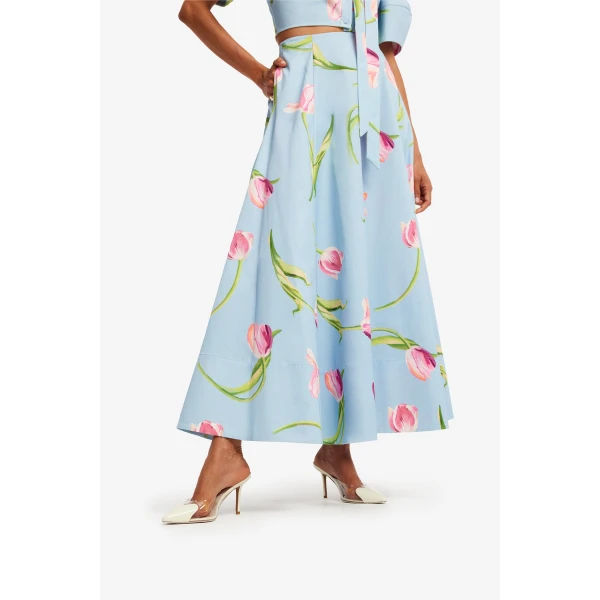 Leo Lin Elina Maxi Skirt  - Leo Lin Dress - Australian Luxury Fashion - Shop at Luxury Shoes 