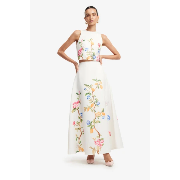 Leo Lin Ella Bow Backless Top  - Leo Lin Dress - Australian Luxury Fashion - Shop at Luxury Shoes 