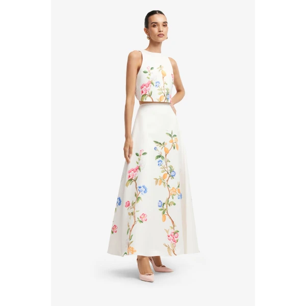 Leo Lin Ella Bow Backless Top  - Leo Lin Dress - Australian Luxury Fashion - Shop at Luxury Shoes 