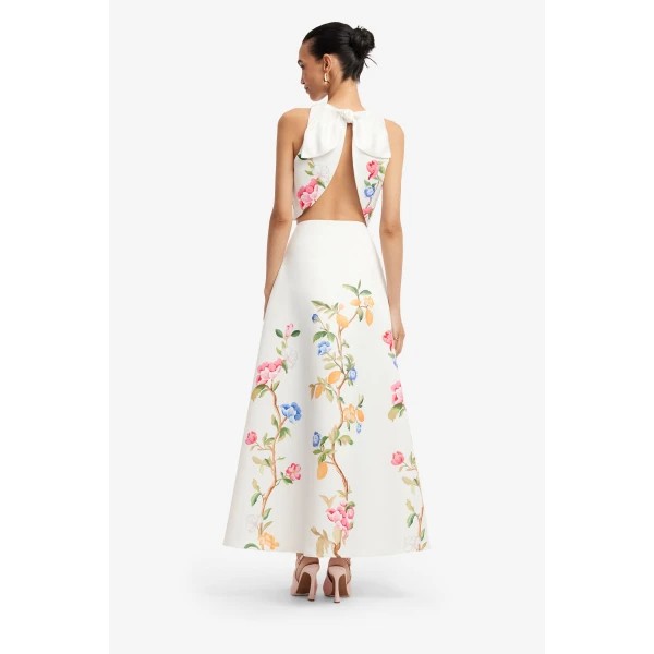 Leo Lin Ella Bow Backless Top  - Leo Lin Dress - Australian Luxury Fashion - Shop at Luxury Shoes 