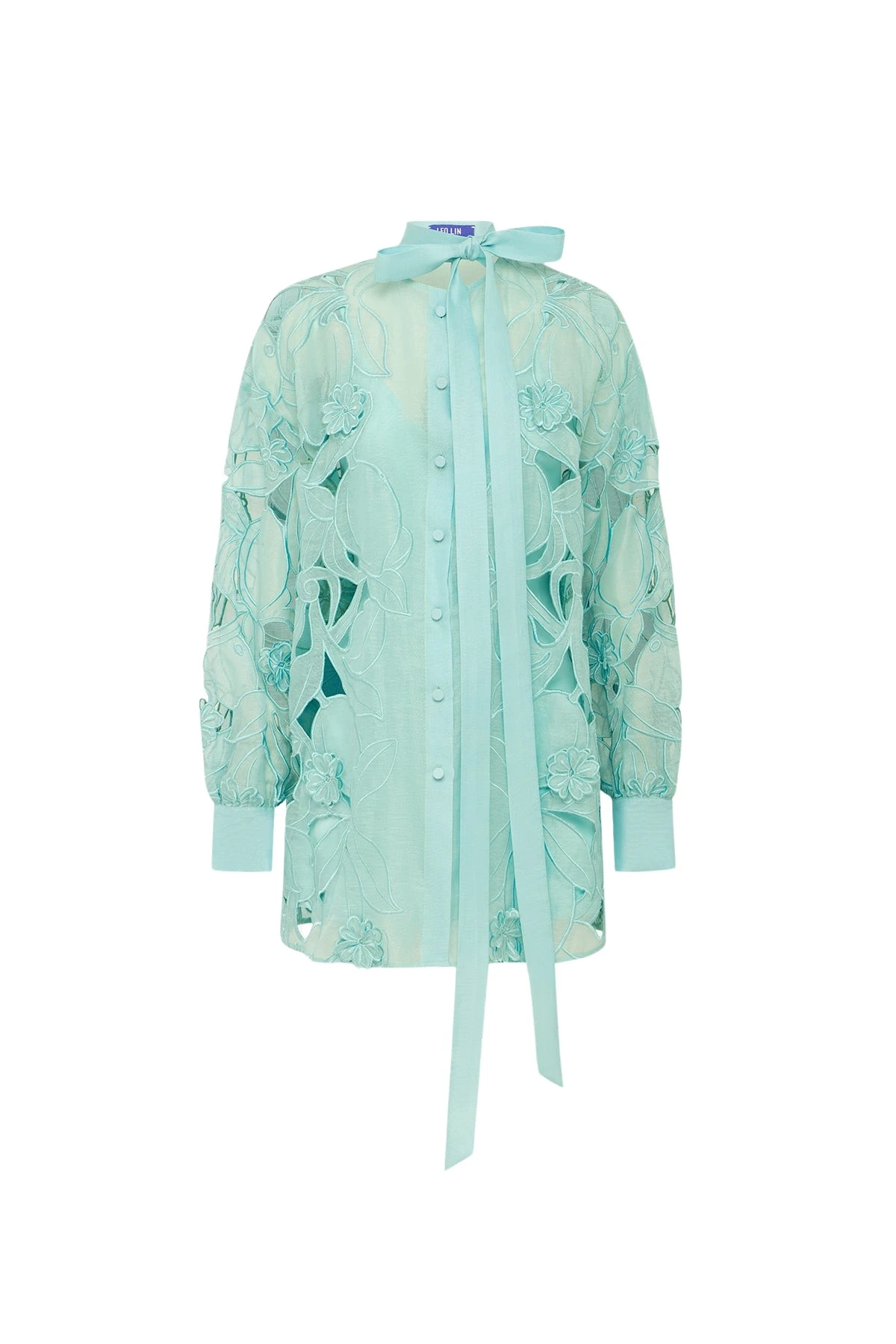Leo-Lin-Elle-Applique-Blouse84821_nobg Leo Lin Elle Appliqué Blouse - Leo Lin Dress - Australian Luxury Fashion - Shop at Luxury Shoes
