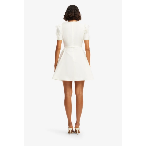 Leo Lin Elyse Petal Short Sleeve Mini Dress  - Leo Lin Dress - Australian Luxury Fashion - Shop at Luxury Shoes 