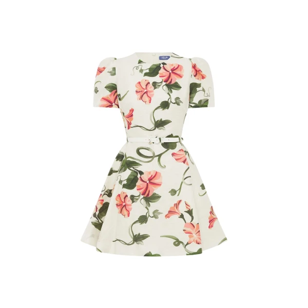 Leo Lin Elyse Short Sleeve Mini Dress  - Leo Lin Dress - Australian Luxury Fashion - Shop at Luxury Shoes 