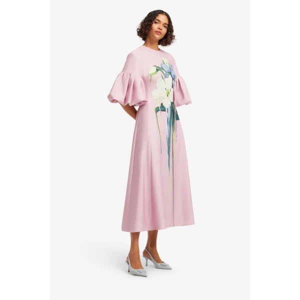 Leo Lin Everly Midi Dress  - Leo Lin Dress - Australian Luxury Fashion - Shop at Luxury Shoes 