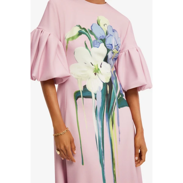 Leo Lin Everly Midi Dress  - Leo Lin Dress - Australian Luxury Fashion - Shop at Luxury Shoes 