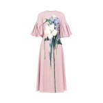 Leo Lin Everly Midi Dress  - Leo Lin Dress - Australian Luxury Fashion - Shop at Luxury Shoes 