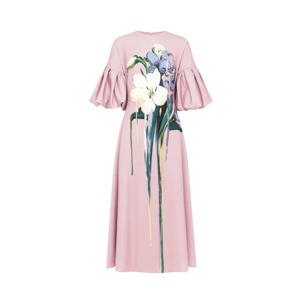 Leo Lin Everly Midi Dress  - Leo Lin Dress - Australian Luxury Fashion - Shop at Luxury Shoes 