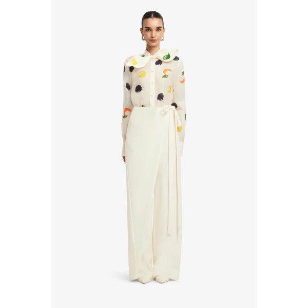 Leo Lin Felicity Wrap Pants  - Leo Lin Dress - Australian Luxury Fashion - Shop at Luxury Shoes 