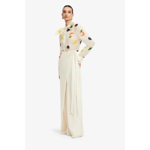 Leo Lin Felicity Wrap Pants  - Leo Lin Dress - Australian Luxury Fashion - Shop at Luxury Shoes 