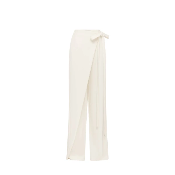Leo Lin Felicity Wrap Pants  - Leo Lin Dress - Australian Luxury Fashion - Shop at Luxury Shoes 