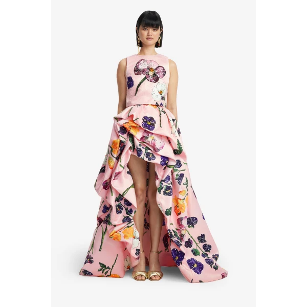 Leo Lin Fiorella Embellished Voluminous Skirt  - Leo Lin Dress - Australian Luxury Fashion - Shop at Luxury Shoes 