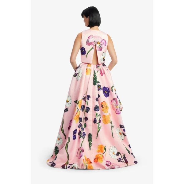 Leo Lin Fiorella Embellished Voluminous Skirt  - Leo Lin Dress - Australian Luxury Fashion - Shop at Luxury Shoes 