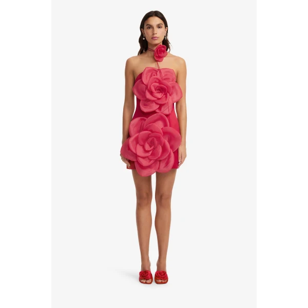 Leo Lin Floret Mini Dress  - Leo Lin Dress - Australian Luxury Fashion - Shop at Luxury Shoes 