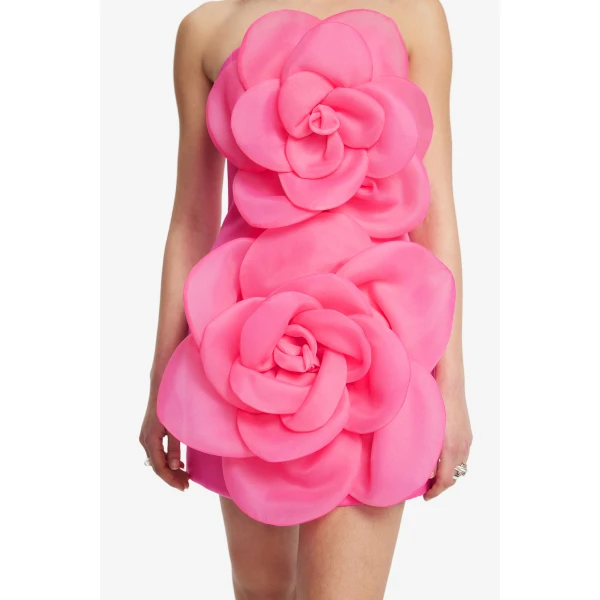 Leo Lin Floret Mini Dress  - Leo Lin Dress - Australian Luxury Fashion - Shop at Luxury Shoes 