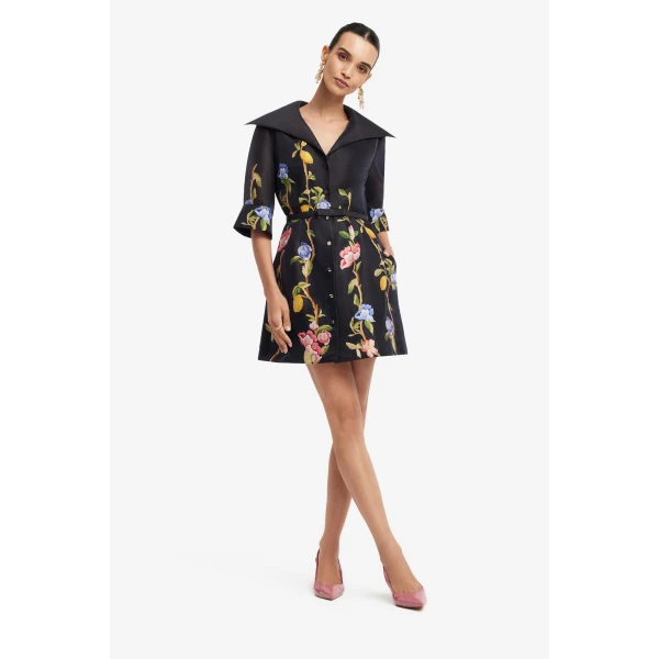 Leo Lin Genevieve Sleeve Mini Dress  - Leo Lin Dress - Australian Luxury Fashion - Shop at Luxury Shoes 