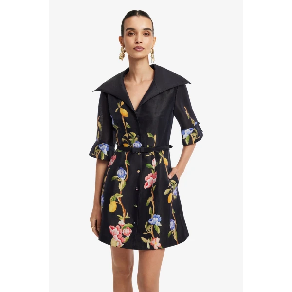 Leo Lin Genevieve Sleeve Mini Dress  - Leo Lin Dress - Australian Luxury Fashion - Shop at Luxury Shoes 