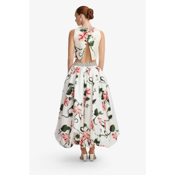 Leo Lin Iris Embellished Top  - Leo Lin Dress - Australian Luxury Fashion - Shop at Luxury Shoes 