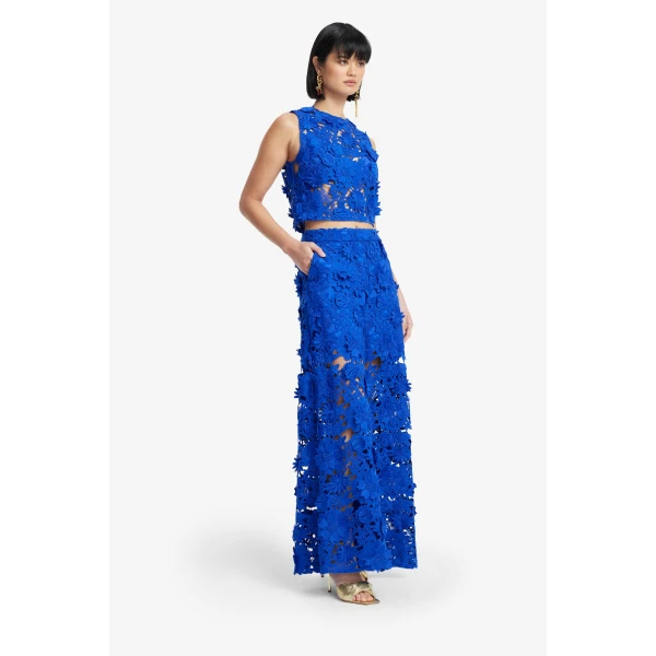 Leo Lin Iris Lace Top  - Leo Lin Dress - Australian Luxury Fashion - Shop at Luxury Shoes 