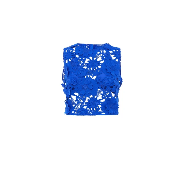 Leo Lin Iris Lace Top  - Leo Lin Dress - Australian Luxury Fashion - Shop at Luxury Shoes 