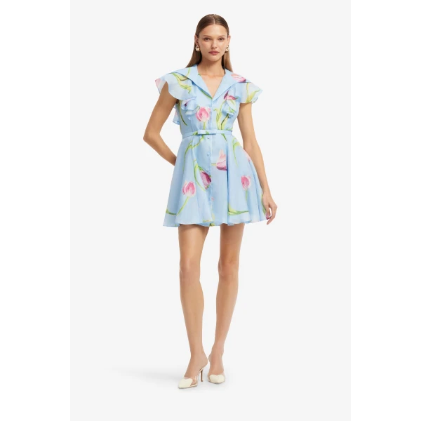 Leo Lin Isla Mini Dress  - Leo Lin Dress - Australian Luxury Fashion - Shop at Luxury Shoes 