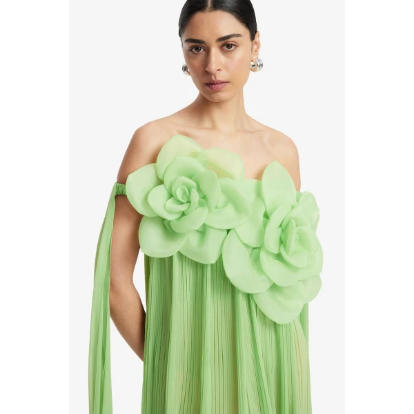 Leo Lin Jaclyn Draped Floor Length Dress  - Leo Lin Dress - Australian Luxury Fashion - Shop at Luxury Shoes 